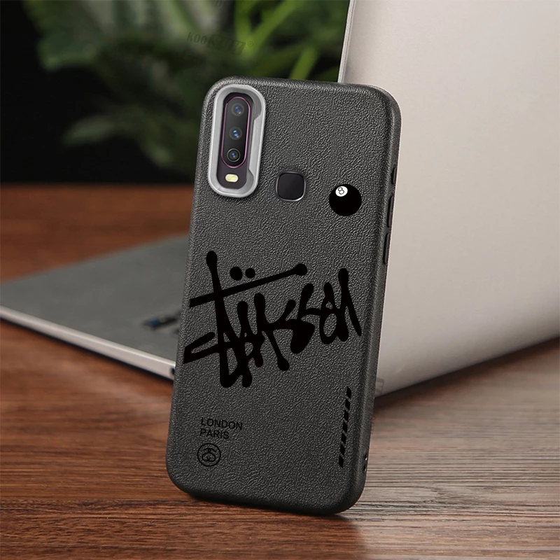Soft Case For VIVO 1901 1902 1904 1906 1916 1915 Fashion English Pattern Matte Phone Casing Protective Cover