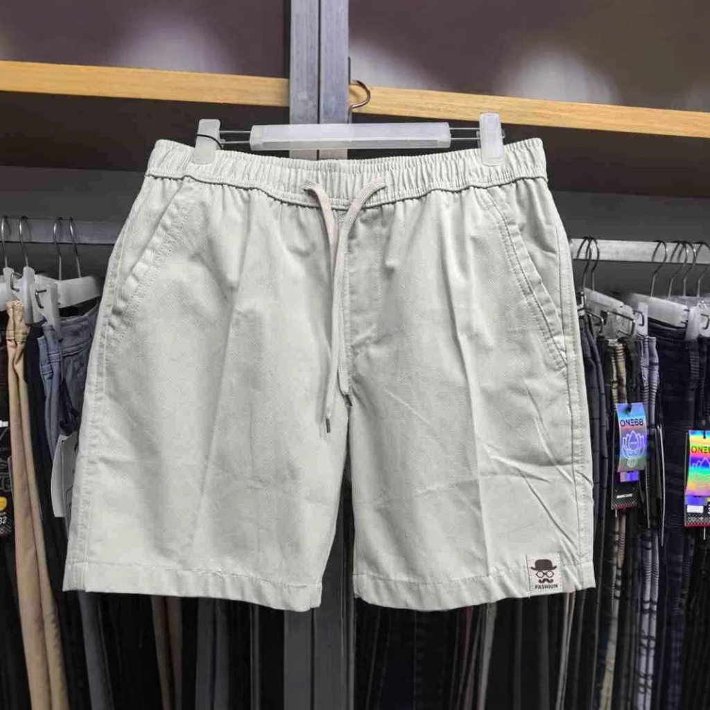 ProMan-กางเกงขาสั้นผู้ชาย  สีล้วน  เรียบง่าย  แบบหลวม ระบายอากาศได้ดี - รูปที่ 3