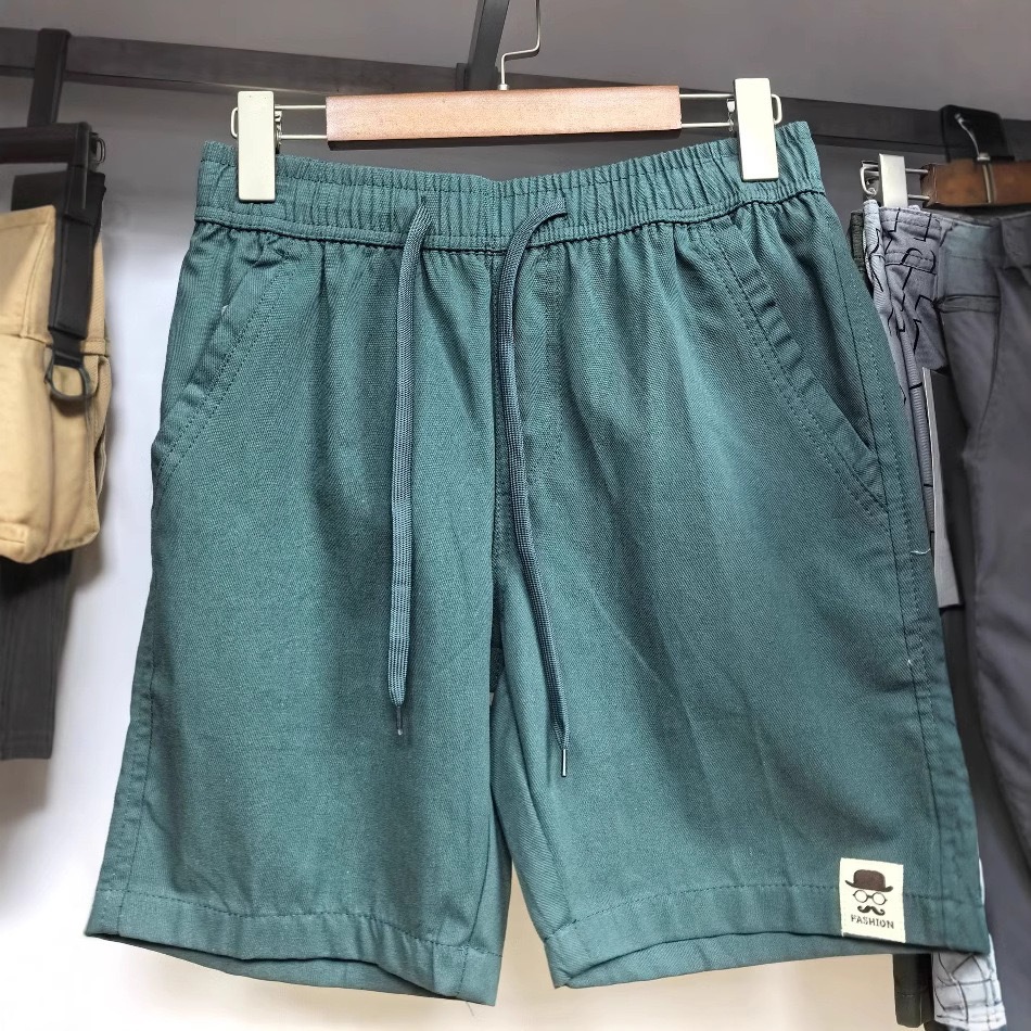 ProMan-กางเกงขาสั้นผู้ชาย  สีล้วน  เรียบง่าย  แบบหลวม ระบายอากาศได้ดี - รูปที่ 4