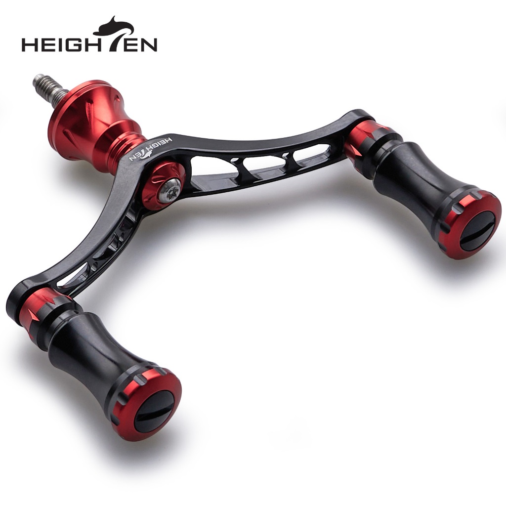 Heighten 80 มม.Reel Handle With15 มม.ลูกบิดสําหรับ Shimano Vanford Twinpower Daiwa Airity Exist Spinning AJING ตกปลา