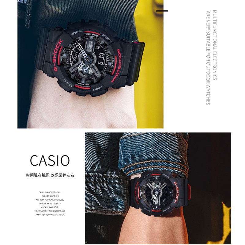 นาฬกาิ Black GA110  G-Shock Casio าิ นาฬกาข ิอม้ อื casio อื นาฬกาิ casio นาฬกาส ิภาพสตร ุีนาฬกาข ิอม้ อื G-shock black wat อื ch watches นาฬกาผ ิชาย ู้ นาฬกาเด ิ็กชาย แท ้สนคิ าค้ ณภาพ นาฬิกาฬิ g shock g-shock gshock