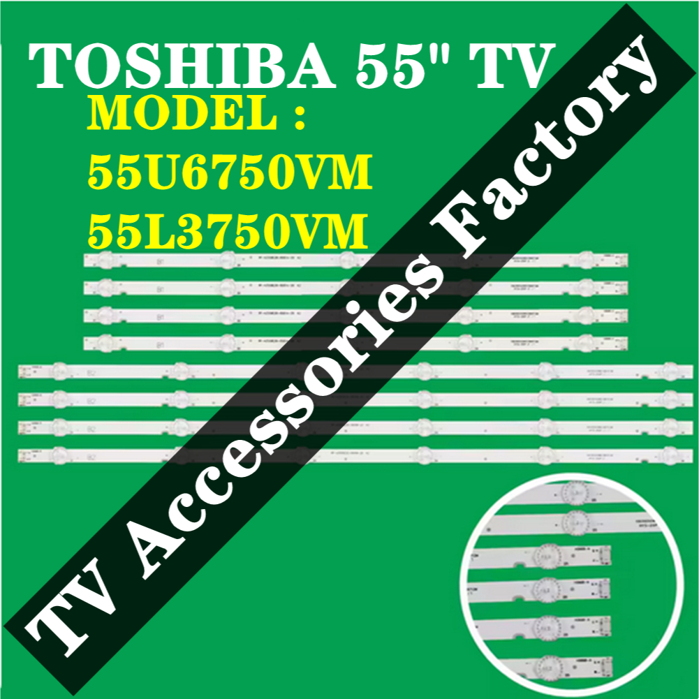 55L3750VM 55U6750VM TOSHIBA 55 INCH LED TV BACKLIGHT ( LAMPU TV ) 55U6750 55L3750