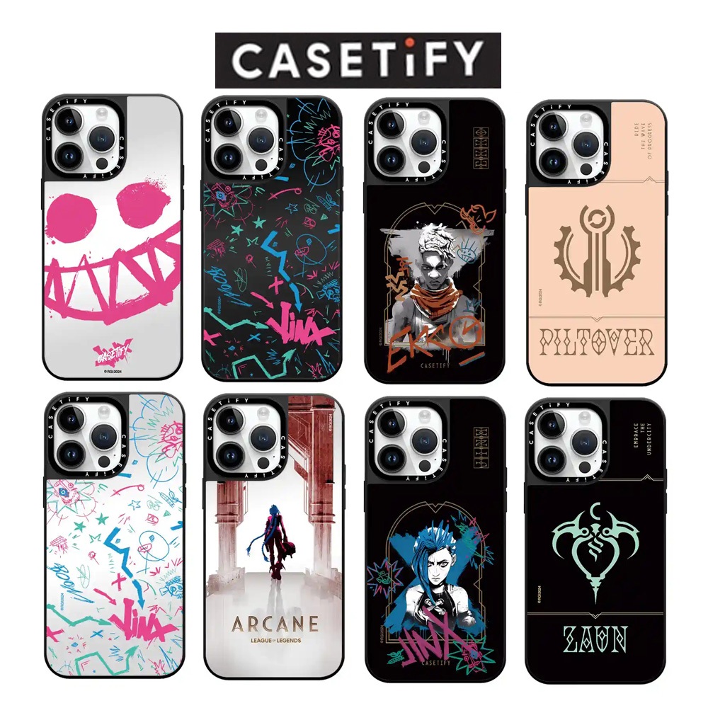 Casetify ร่วมมือการต่อสู้ของสองเมืองเคสป้องกันกระจกเหมาะสําหรับ iPhone 16 Pro Max 15Plus 14 13 12 11 เคสโทรศัพท์ Apple 13Pro เคสป้องกันป้องกันการตก