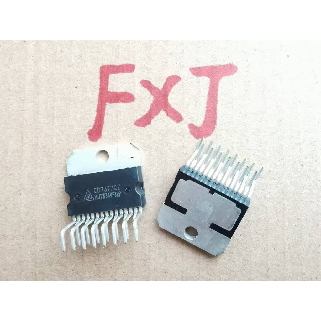 ((1 ชิ้น) Cd7377cz ยี่ห้อใหม่ CD7377 Power Amplifier ชิป IC Integrated Block ZIP15