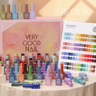 พร้อมส่ง สีเจล VERY GOOD NAIL 60สี 1ชาตแถมท็อปกับเบสและชาตสี ทาเล็บ (ขนาด15ml)