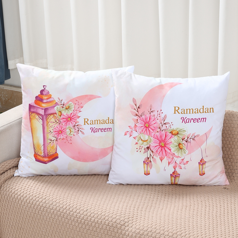 45*45 ซม.รอมฎอน Kareem Moon เบาะรอมฎอนตกแต่งสําหรับ Home EID MUBARAK หมอน Hari Raya ตกแต่ง 2025 ตกแต่งบ้านอิสลามมุสลิม Partyneeds Party Supplies - รูปที่ 3