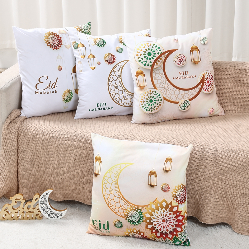 45*45 ซม.รอมฎอน Kareem Moon เบาะรอมฎอนตกแต่งสําหรับ Home EID MUBARAK หมอน Hari Raya ตกแต่ง 2025 ตกแต่งบ้านอิสลามมุสลิม Partyneeds Party Supplies - รูปที่ 6