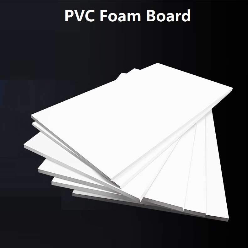 PVC Sheet Foam Board แผ่นพีวีซีโฟมบอร์ดสําหรับอาคารป้าย ทําเอง รุ่นหัตถกรรมหนา 3 มม. ~ 15 มม