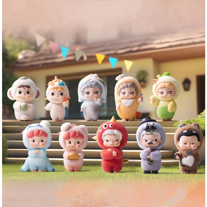 Hyeone Black Fun Friends Disguise Party Series Plush Mystery Box Doll Decorative Boys Girls Gifts