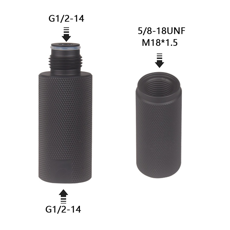 Hpa G1/2-14 อะแดปเตอร์เติมกระบอกแก๊ส Air Tank Soft Connector อุปกรณ์ควบคุม PCP