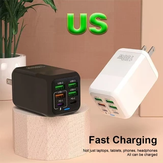 [1 ปี ] ที่ชาร์จ หัวชาร์จเร็ว ที่แบต 150W ชาร์จเร็ว3.0 6พอร์ต USB Fast Port Charger รองรับทุกรุ่น