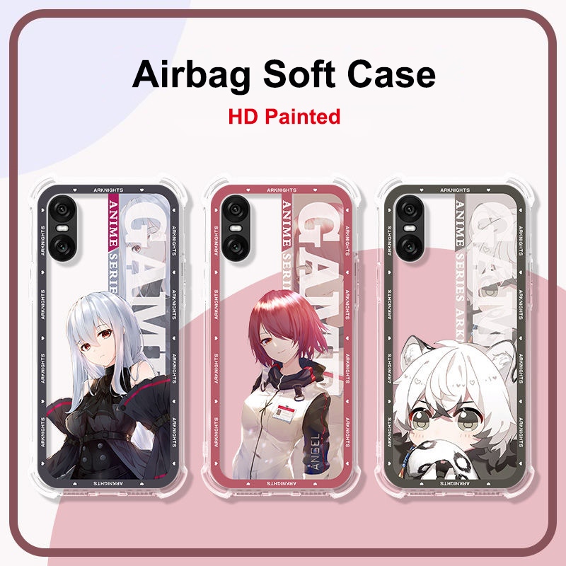 สําหรับ Sony Xperia 10 VI กรณีถุงลมนิรภัยซิลิโคน TPU กันกระแทกปกหลังสําหรับ Xperia 10VI Protector สํ