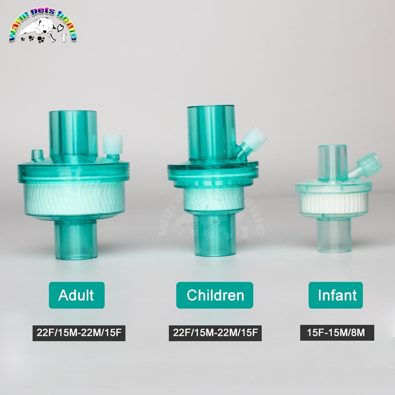 Cpap Bacterial Viral Filter เครื่องแลกเปลี่ยนความร้อนและความชื้นพร้อมตัวกรองสําหรับผู้ใหญ่เด็กเด็กทา