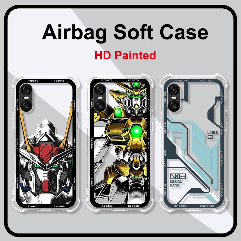 สําหรับ Sony Xperia 10 VI เคสซิลิโคนเคสใสสําหรับ Xperia 10VI 1 VI 5 V Clear ฝาครอบโทรศัพท์สําหรับ So