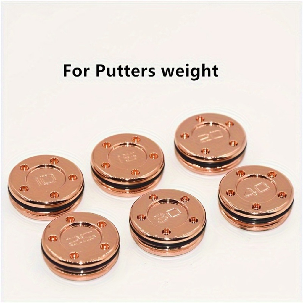 2pcs Rose Gold Golf สกรูน้ําหนักที่กําหนดเองสําหรับ Titleist Scotty Cameron Newport พัตเตอร์ 5g/10g/