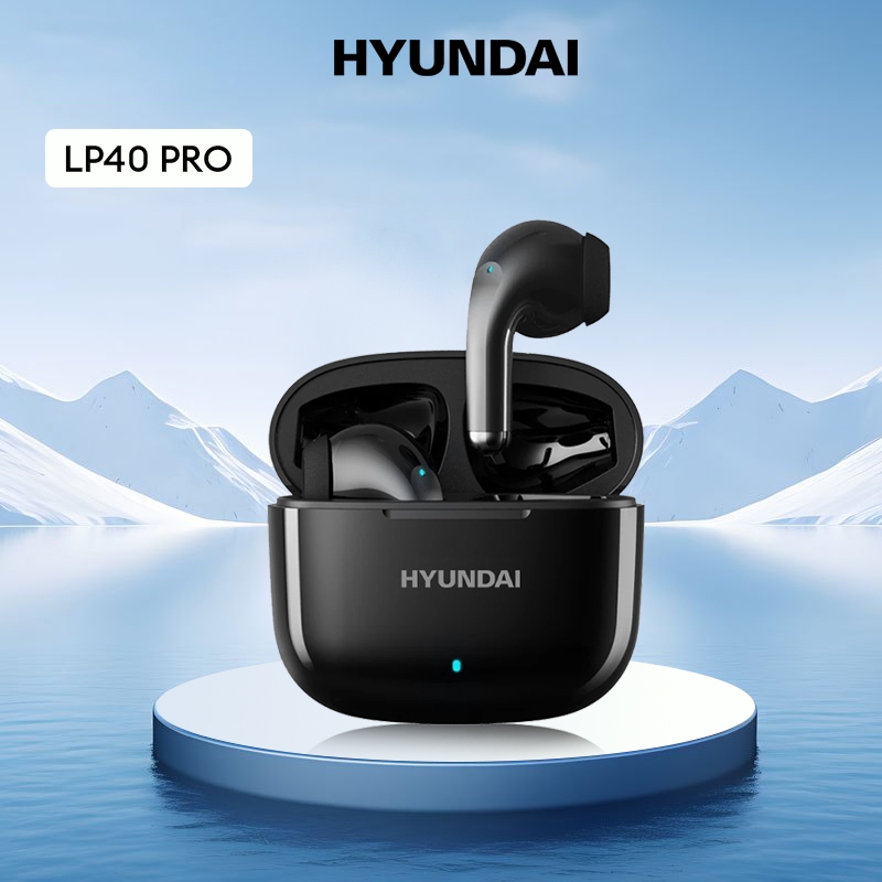 Hyundai LP40 และ LP40 Pro หูฟังบลูทูธไร้สาย TWS พร้อมไมโครโฟน ตัดเสียงรบกวน ทนทาน บลูทูธ 5.1 สําหรับ IOS Android
