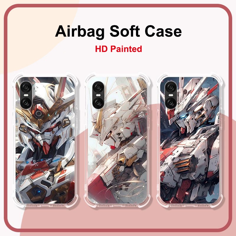 สําหรับ Sony Xperia 10 VI กรณีคริสตัลสําหรับ Sony Xperia 10 III HD ทาสี Air กระเป๋า 360 ป้องกัน Matt