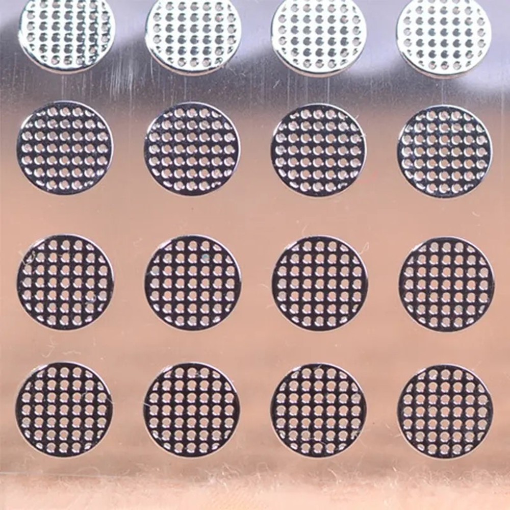 20 ชิ้น/ล็อตในหูหูฟังเหล็กตาข่ายปก3.7มิลลิเมตร3.9มิลลิเมตร4.0มิลลิเมตร4.3มิลลิเมตร4.8มิลลิเมตร5มิลลิเมตรฝุ่นหลักฐานสุทธิ