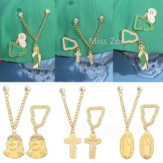 Diy หมวกโลหะเม ็ กซิกันโซ ่ เข ็ มกลัด Pins The Cross of Jes…