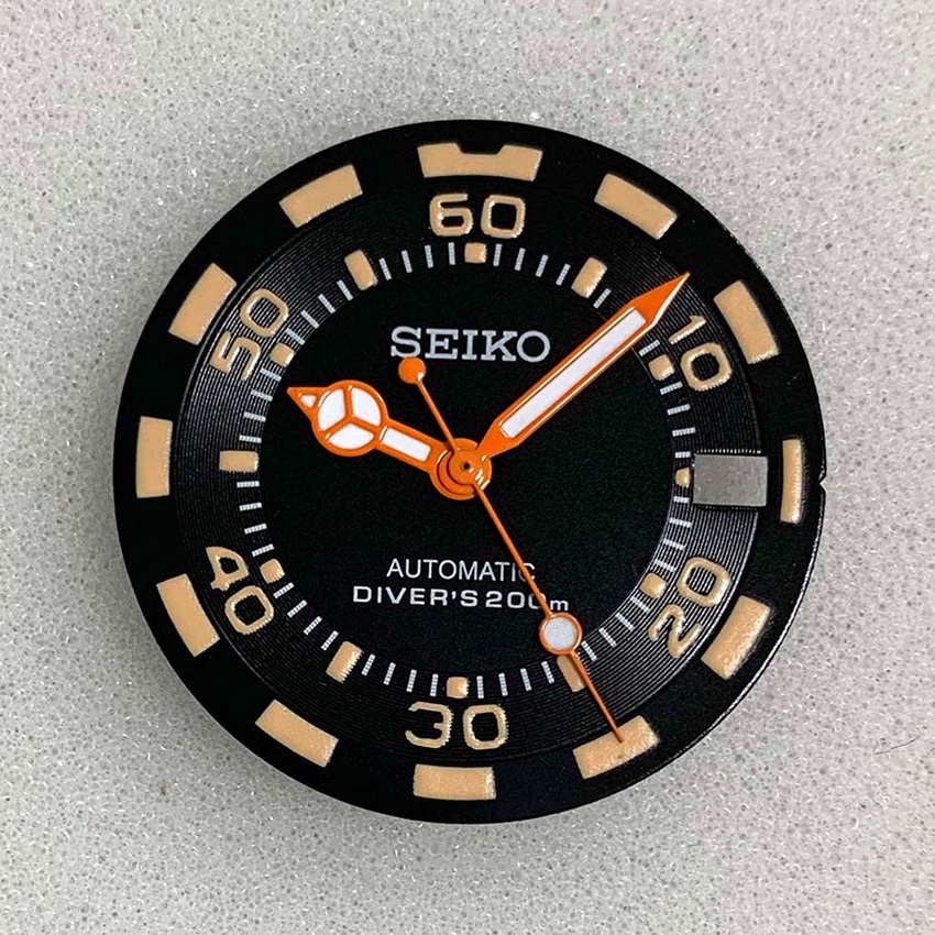 Vintage 28.5 มม.นาฬิกา Dial นาฬิกามือสีเขียว Luminous นาฬิกาอุปกรณ์เสริมสําหรับ NH35/36 การเคลื่อนไหว