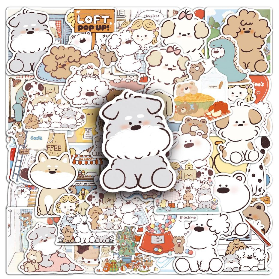 ใหม่ 50pcs Miiichan สติกเกอร์สําหรับ DIY แล็ปท็อป/หมวกกันน็อก/ขวดน้ํา/เครื่องเขียน/ดินสอ Graffiti กันน้ําน่ารักตกแต่งของขวัญ