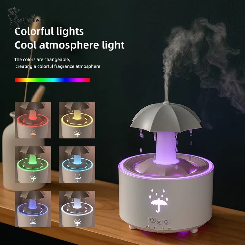[lzdjhyke3] Aroma Diffuser Humidifier 300 มล. เหมาะสำหรับโต๊ะทำงาน ห้องเรียน และใช้ในบ้าน