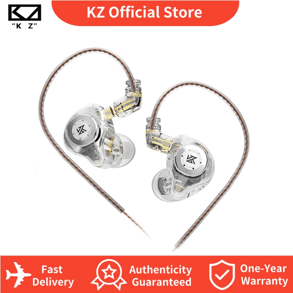 Kz EDX PRO หูฟังชนิดใส่ในหู IEM หูฟัง 1DD, KZ สาย in Ear Monitor, หูฟังสําหรับเล่นเกม HiFi, เสียงเบสพร้อมใหม่ 10 มม.แบบไดนามิกที่ถอดออกได้สําหรับวิดีโอเกมเพลง