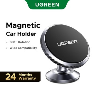UGREEN Magnetic Car Phone Holder and Ring Stand for iPhone 16 Realme Huawei Samsung 360 Degree Magnet Mount Car Holder