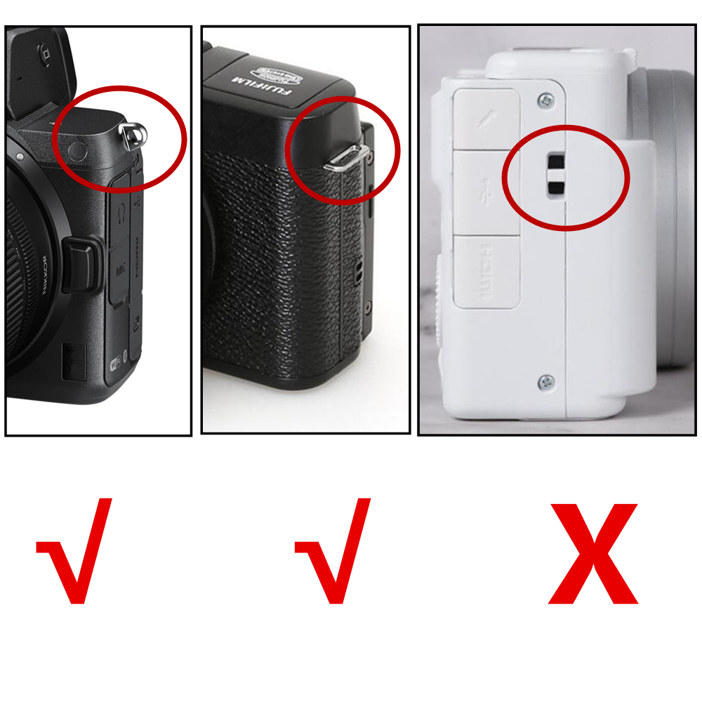 สายคล้องมือข้อมือแบบปลดเร็ว Peak-Design ที่ถอดออกได้สําหรับกล้อง Sony Canon Nikon Fujifilm