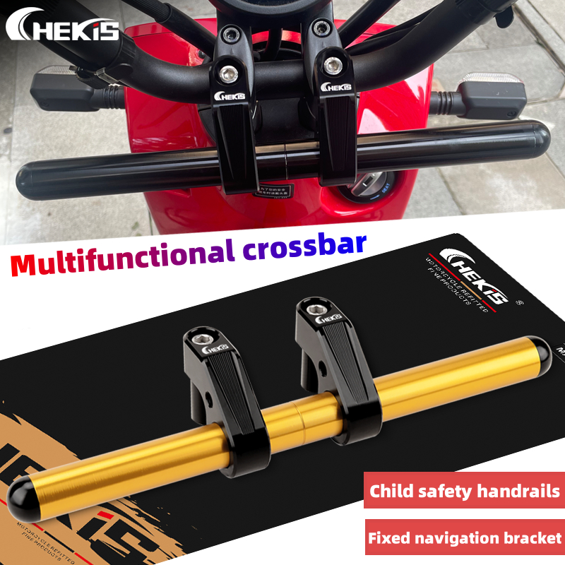 Chekis ที่วางโทรศัพท์มือถือมัลติฟังก์ชั่นดัดแปลงแถบสมดุลวงเล็บนำทางที่นั่งที่เท้าแขนความปลอดภัยของเด