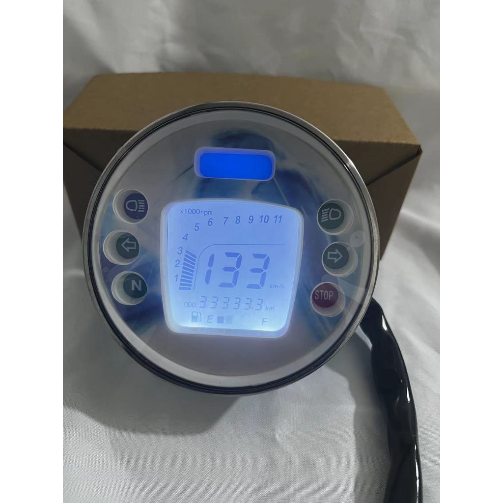Digital Round Speedometer Assembly สําหรับ Vespa PX80-200 PE Lusso ECs PX LML PX125 PX150 VBX VNX St