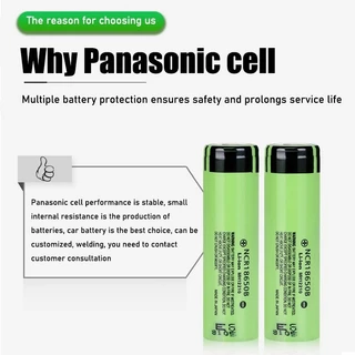 แบตเตอรี่ลิเธียมไอออนแบบชาร์จไฟได้ Panasonic 3.7V ใหม่ NCR18650B 3400mah เหมาะสําหรับไฟฉาย ของเล่น กล้อง แล็ปท็อป ฯลฯ