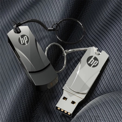 Hp ธุรกิจส่วนบุคคลโลหะ USB ไดรฟ์ข้อมูล USB 3.0 แฟลชไดรฟ์จัดเก็บข้อมูล 2TB 128GB 64GB 32GB 16GB 8GB 4GB 2GB 1GB ความเข้ากันได้กว้างพร้อมห่วงแขวน