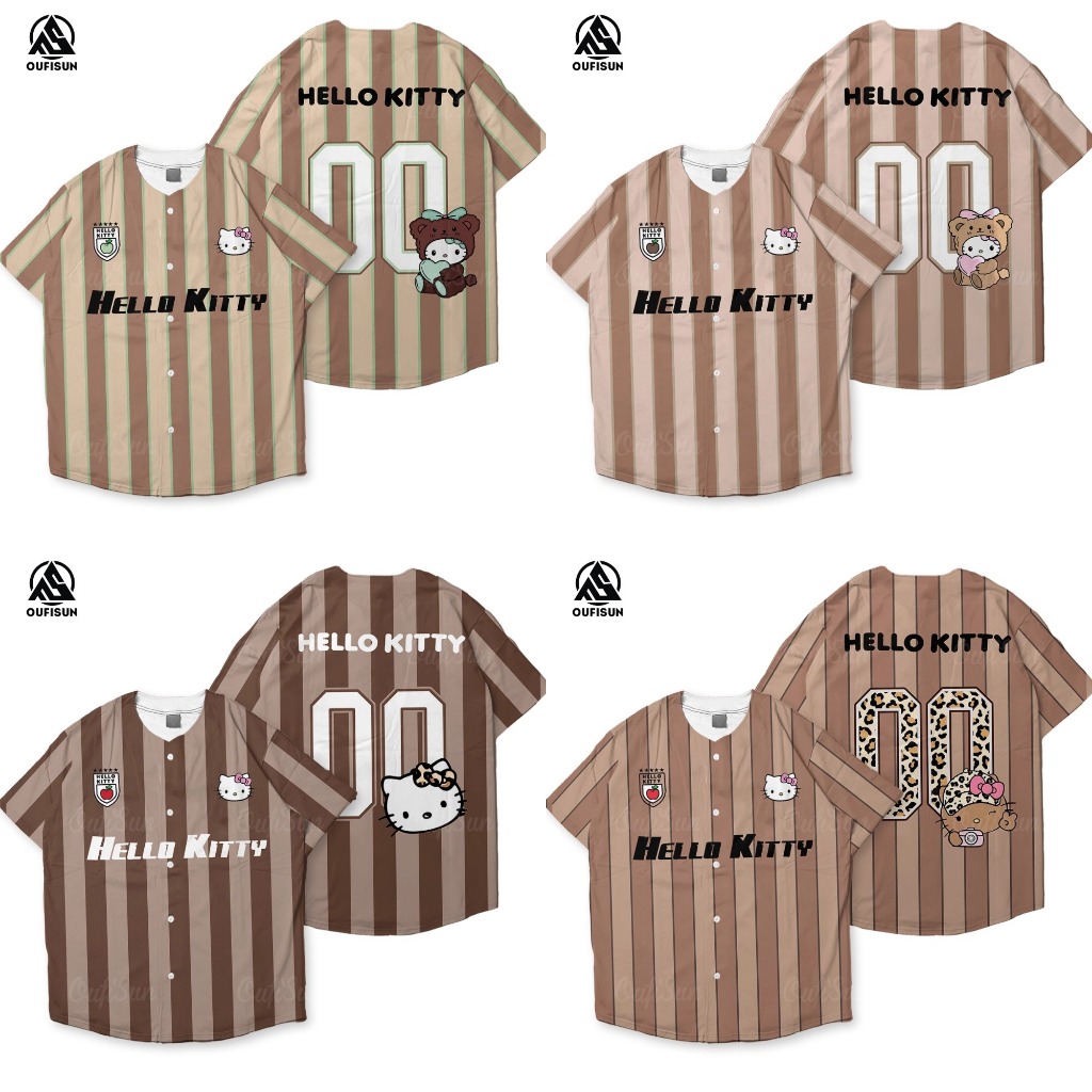 เสื้อเบสบอลแขนสั้น Unisxe Mocha Mousse - เสื้อ Stickball สไตล์ Maillard ตัวอักษรตัวเลขพิมพ์ Overize 