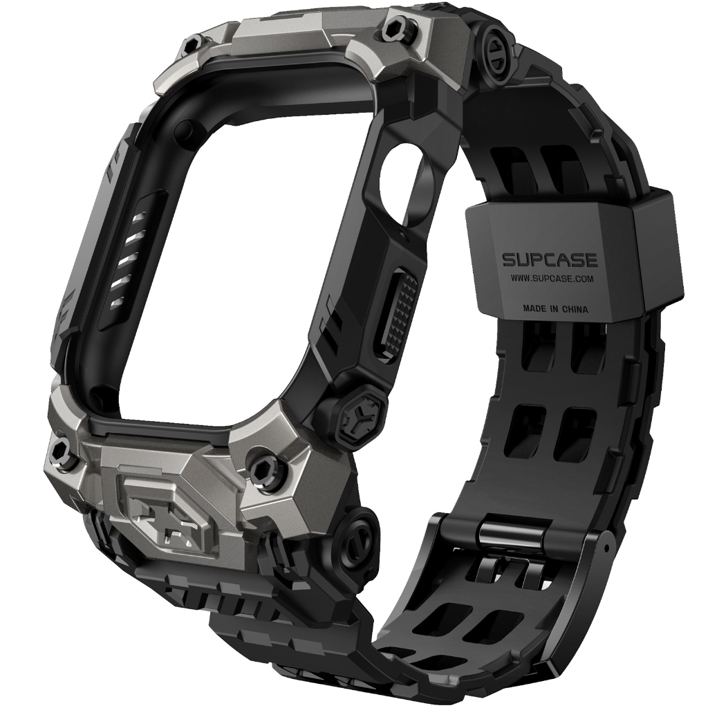 SUPCASE Unicorn Beetle Ore สําหรับ Apple Watch 11/10 46 มม.พร้อม Band Anti Scratch ทหารเกรดป้องกันที่ทนทานกีฬาผู้ชายกันชนพร้อมสายปรับได้สําหรับ iWatch 11/10 46 มม.
