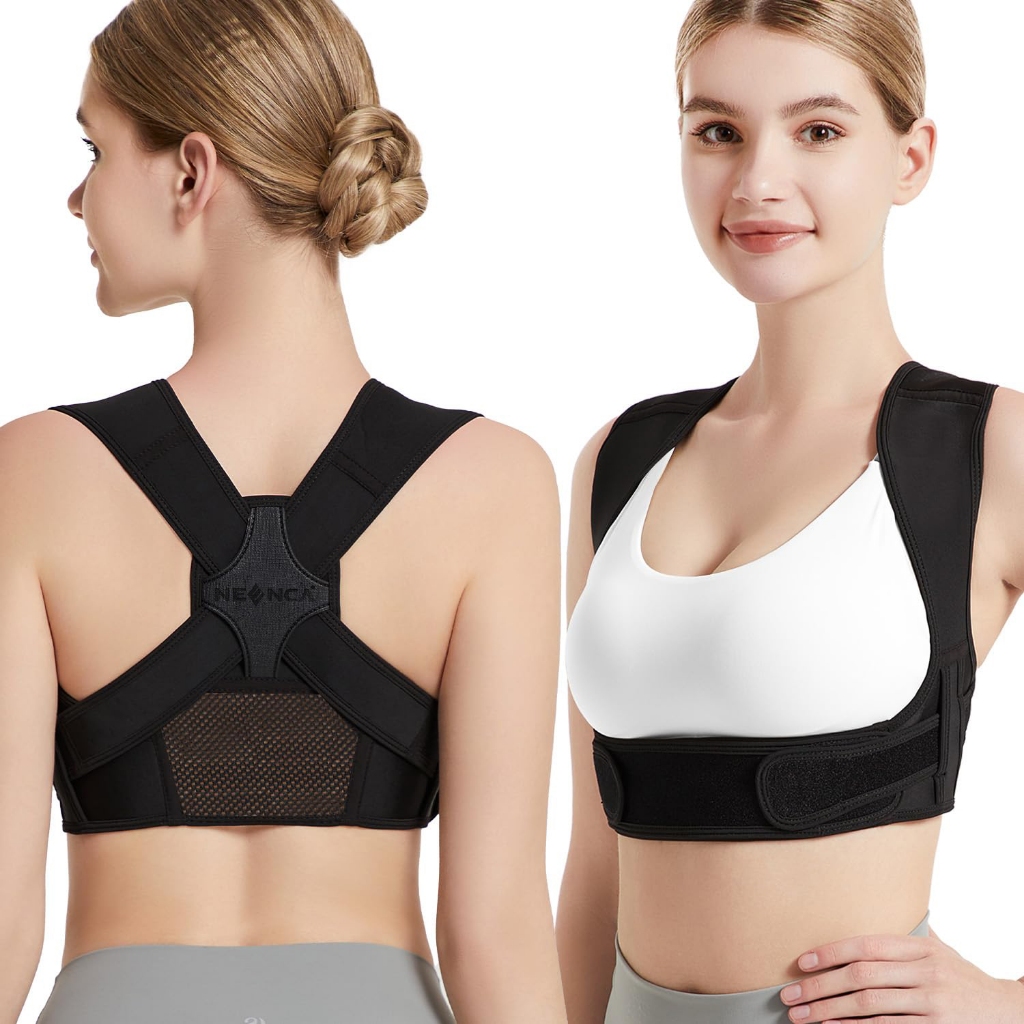 Neanca Posture Corrector สําหรับพยุงหลังปรับไหล่ท่าทางรั้งสําหรับผู้ชายและผู้หญิง