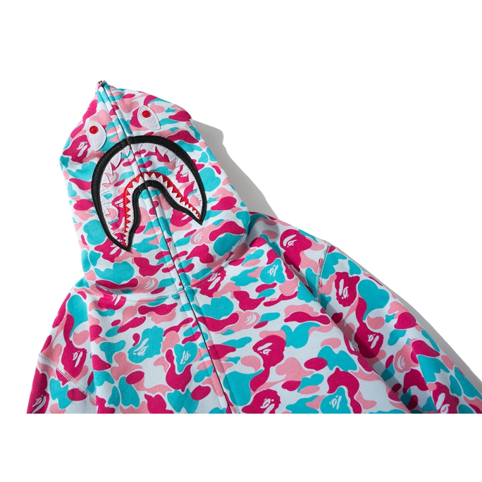 ใหม่ BAPEe เสื้อแจ็กเก็ตลําลอง มีฮู้ด ลายพราง สําหรับผู้ชาย ผู้หญิง 0511 - รูปที่ 2