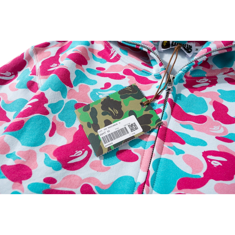 ใหม่ BAPEe เสื้อแจ็กเก็ตลําลอง มีฮู้ด ลายพราง สําหรับผู้ชาย ผู้หญิง 0511 - รูปที่ 3