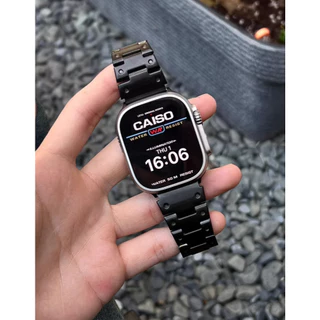 โลหะเต็มรูปแบบสายสแตนเลสสําหรับ Redmi Watch 5 Lite Watchband Casio G-SHOCK สไตล์โลหะสําหรับ Redmi Watch 4 เคสป้องกัน 2 in 1 อัพเกรดปรับเปลี่ยนเคสแข็ง + ฟิล์มกระจก
