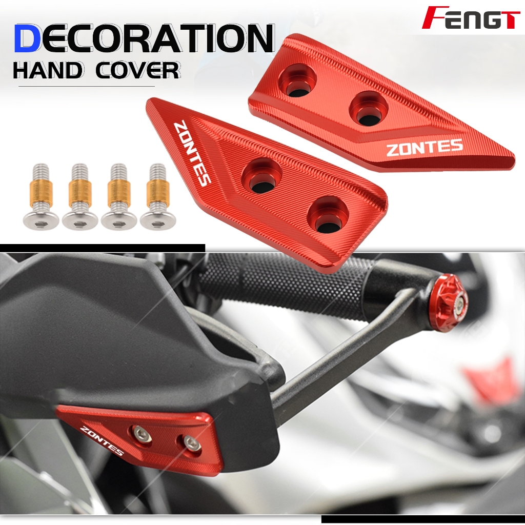 Zontes 368g 501g อุปกรณ์ตกแต่งมอเตอร์ไซค์ ฝาครอบกระจกหน้ารถแบบแฮนด์ ฝาครอบแฮนด์การ์ด