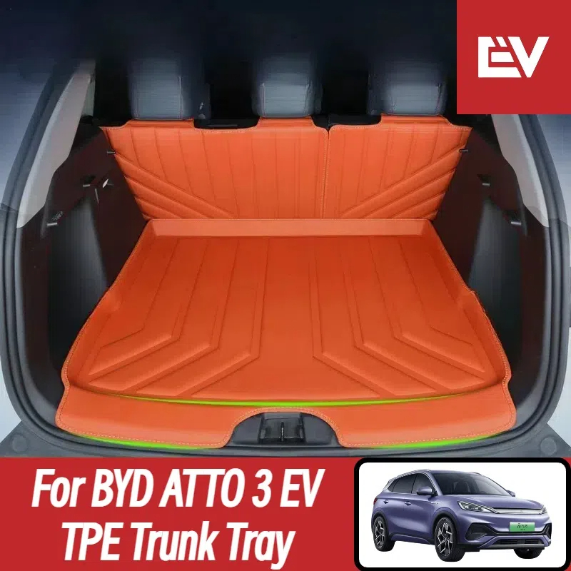สําหรับ BYD [ATTO 3] ถาดท้ายรถ TPE และการป้องกันท้ายรถคลุมทั้งหมด