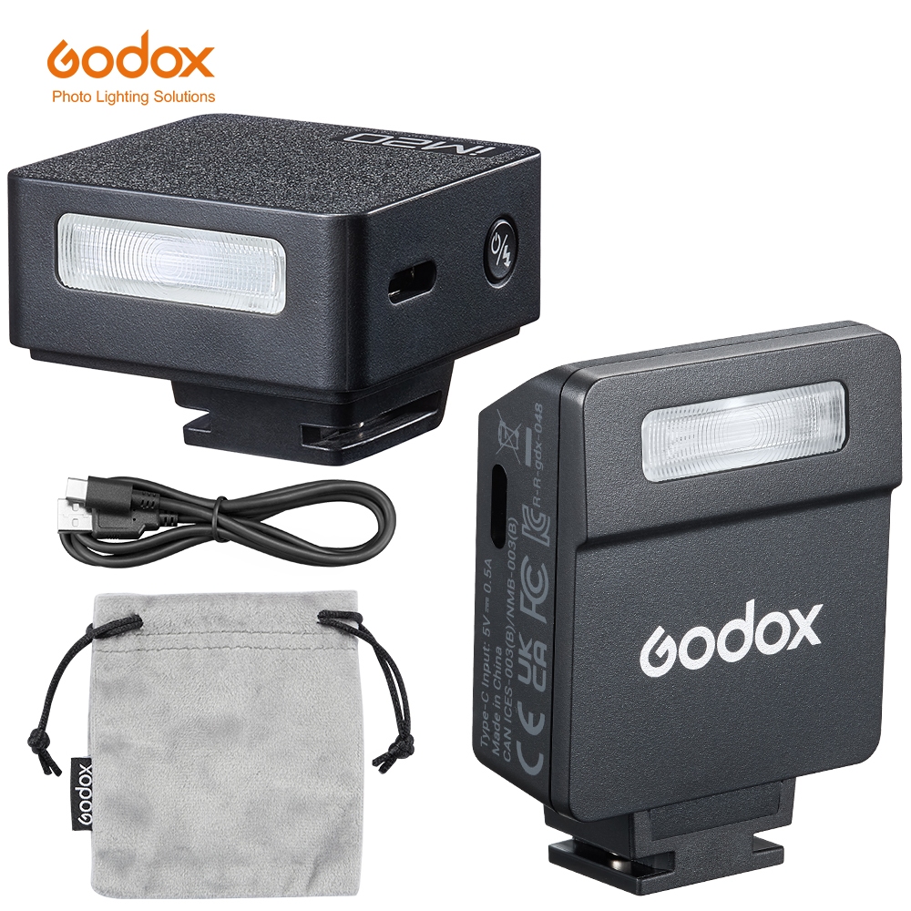 Godox iM20/22 Camera flash แฟลชขนาดเล็ก อุปกรณ์ระดับเริ่มต้นภาพถ่ายขนาดกะทัดรัด มินิพ็อกเก็ตภายนอกขนาดเล็กสากล