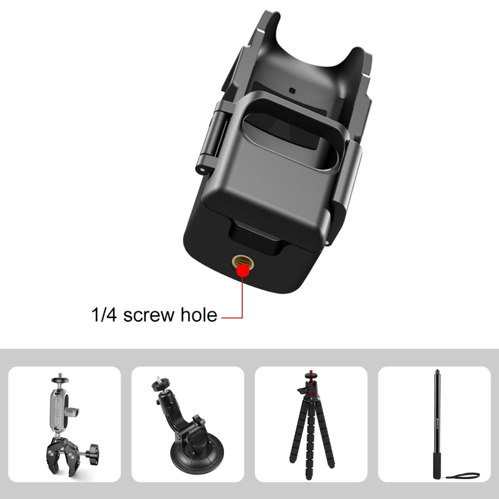 8in1 สําหรับ DJI Osmo Pocket 3 / Pocket 2 1 Gimbal คอผู้ถือกีฬายิงสร้อยคออะแดปเตอร์คลิปขยายอุปกรณ์เสริมกล้อง ราคา ถูกที่สุด ดีลบีเคเค แกลเลอรีภาพที่ 4