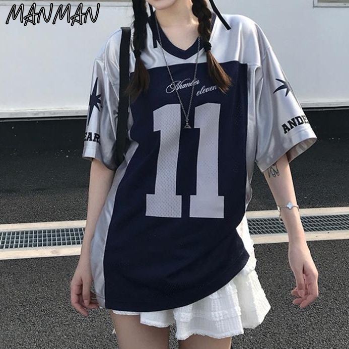 MANMAN เสื้อฟุตบอลเบอร์ 11 เฉพาะกลุ่ม แขนสั้นผู้ชาย ประเภทคู่ ลมกีฬา สันทนาการ