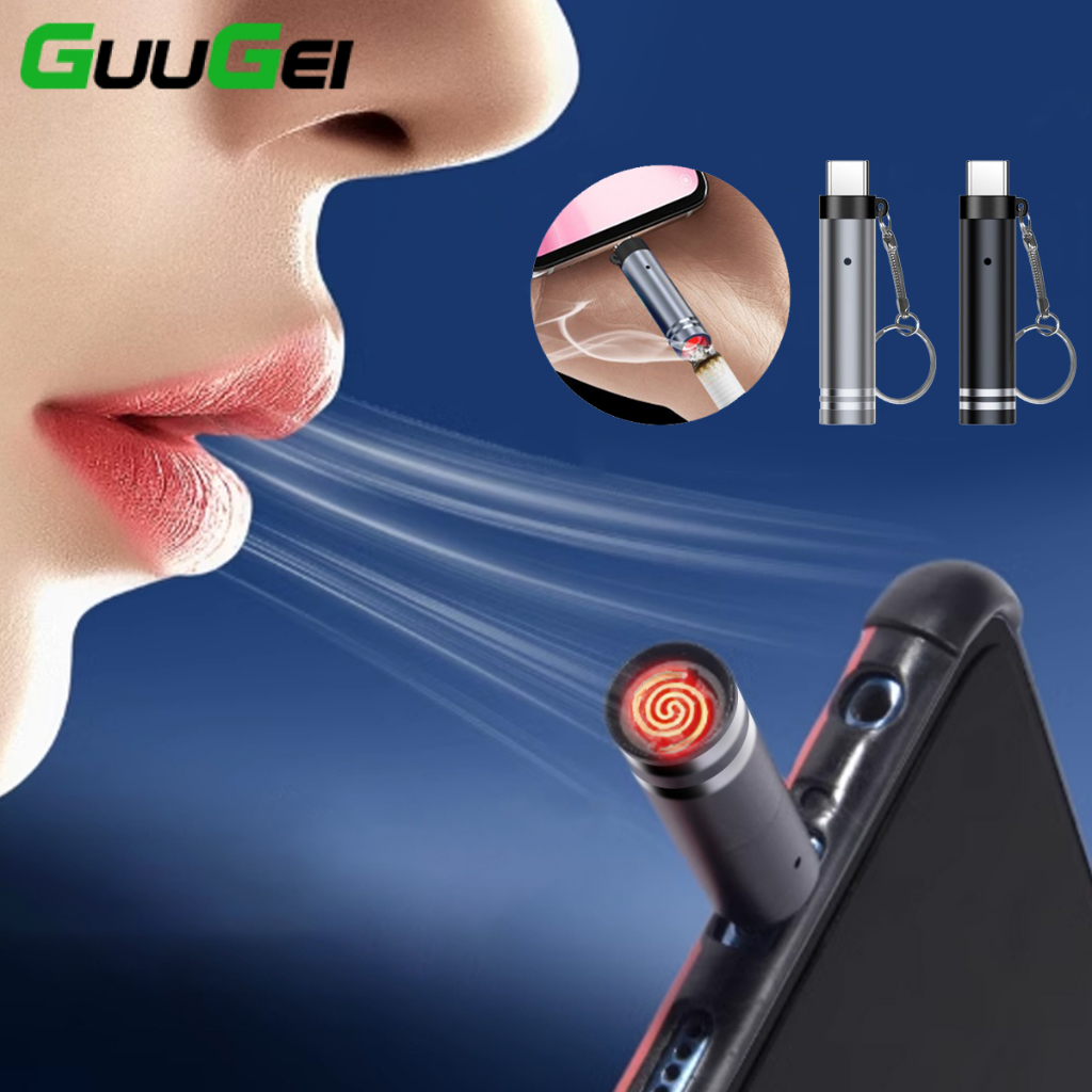 Guugei อะแดปเตอร์ OTG สำหรับเครื่องทำความร้อนแบบกันลมสำหรับกลางแจ้ง Type C