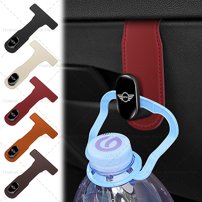 1/2pcs รถผู้โดยสารที่นั่งแขวน Hook แบบพกพากระเป๋าเก็บรถซ่อน Hook สําหรับ Mini Cooper One S R50 R53 R56 R60 F55 F56 R57