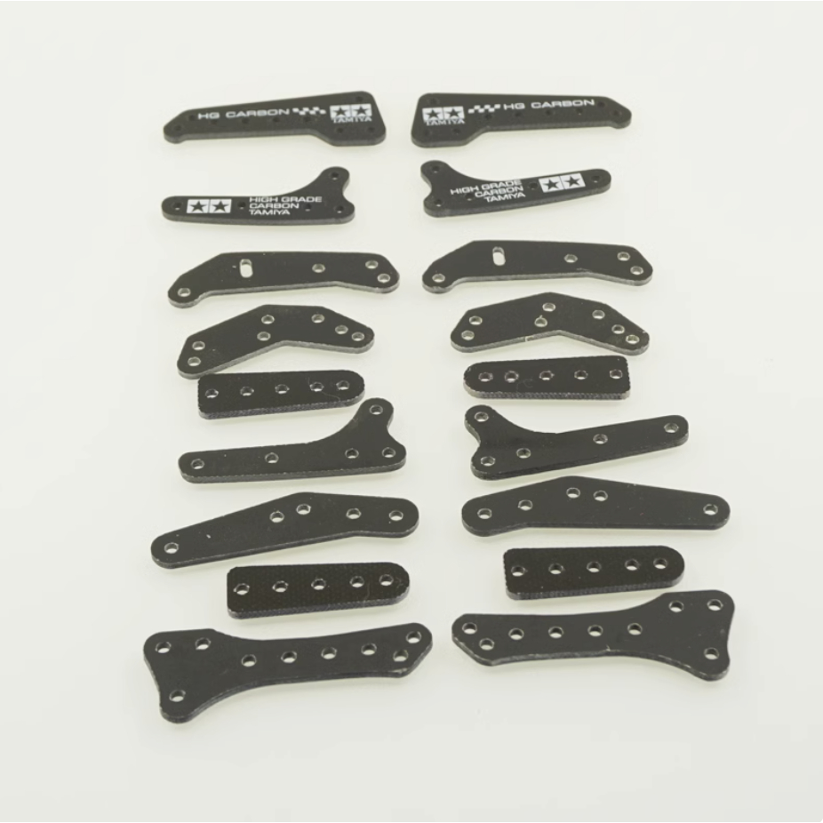 Mini 4wd Grass friber จานข้าง/ปีกข้าง/แผ่นเสริมด้านหน้า-FRP side wing/side extension roller mout