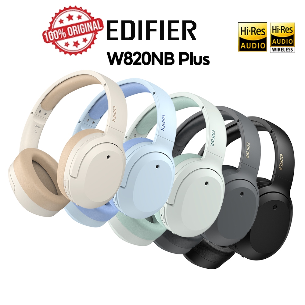 Edifier W820NB Plus（2025）หูฟังไร้สายตัดเสียงรบกวน Bluetooth LDAC อัปเกรดเสียงความละเอียดสูงไร้สาย