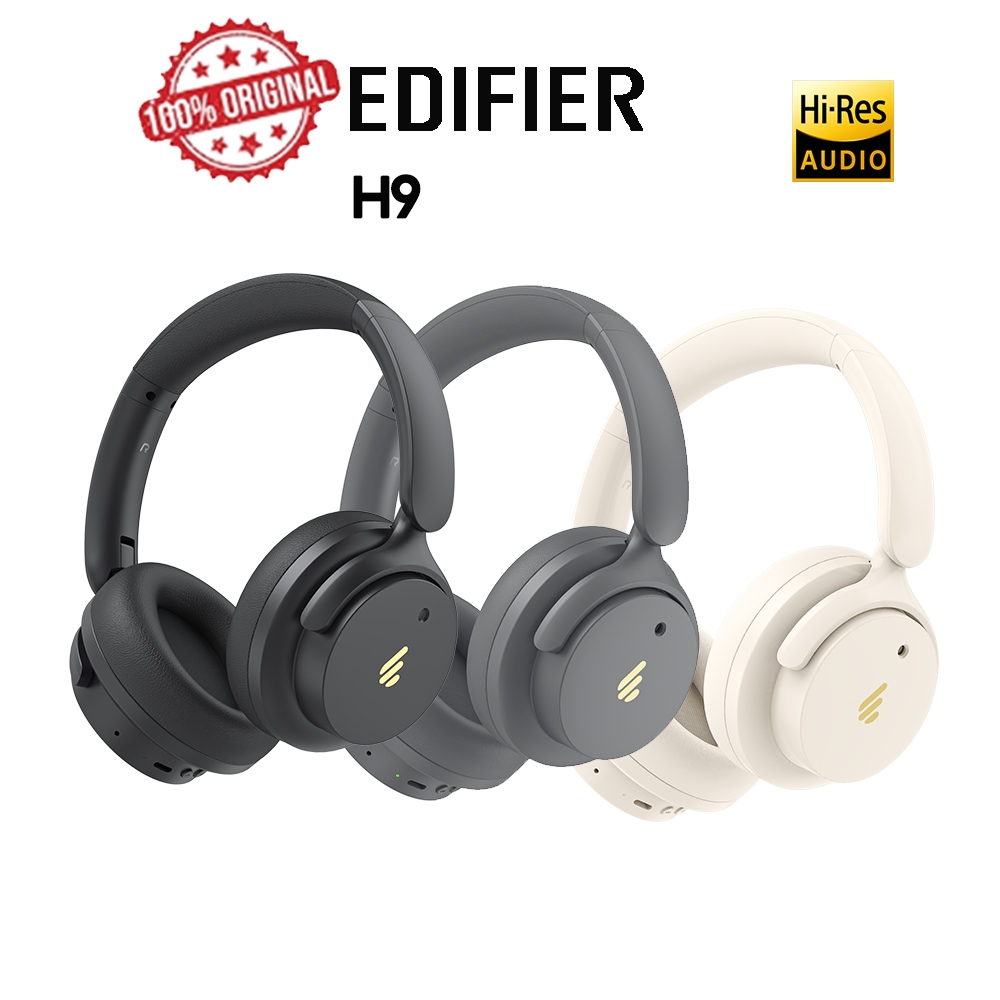 Edifier H9 Hybrid Active Noise Cancellation Wireless On-Ear Wireless Bluetooth 5.4 พร้อมเสียงความละเ