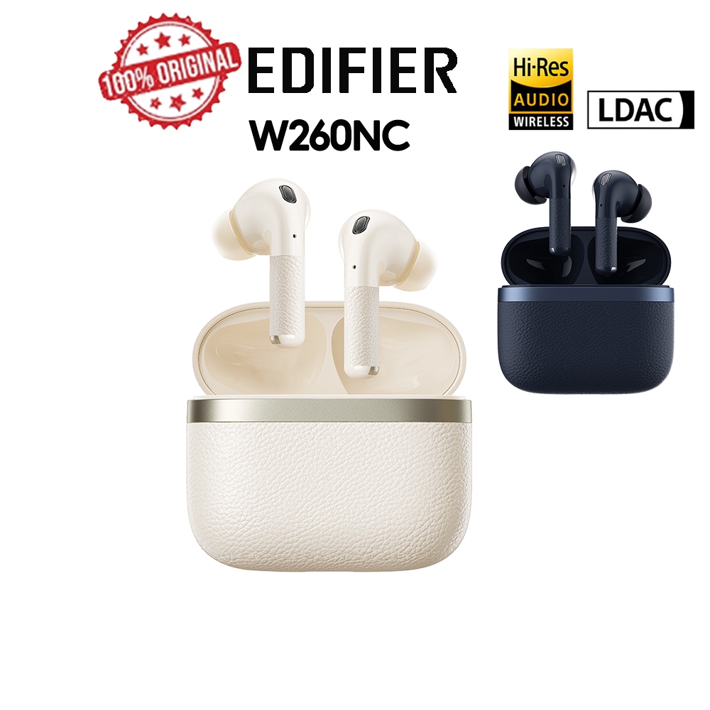 Edifier W260NC หูฟังไร้สายมีระบบตัดเสียงรบกวนแบบแอคทีฟด้วยไมโครโฟนแบบ 6 บีม